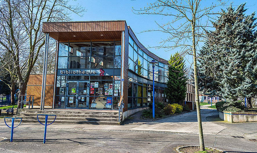 façade de la bibliothèque